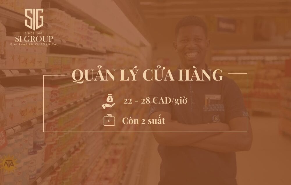 Quản lý cửa hàng (Retail Store Supervisor)